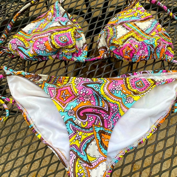 Xhilaration Swim Xhilaration Bikini Set Small Tie Side Bottom Two